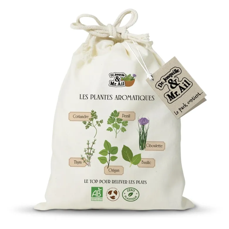 Kit de graines bio - les plantes aromatiques