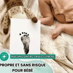 2 kit d'empreinte pour main et pied bébé