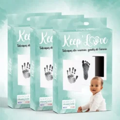 3 kit d'empreinte pour main et pied bébé