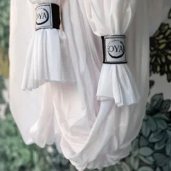 Kit de yoga aérien blanc neige