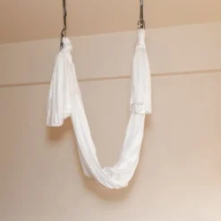 Kit de yoga aérien blanc neige