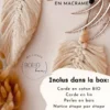 Kit diy plumes macramé terracotta - créez votre déco murale bohème