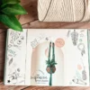 Kit diy suspension macramé écru - créez votre décoration pour plantes