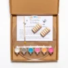 Kit empreinte de mains 4 pers. Nacré