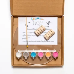Kit empreinte de mains 4 pers. Nacré