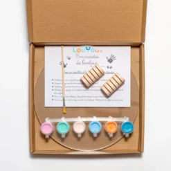 Kit empreinte de mains 5 pers. Pastel