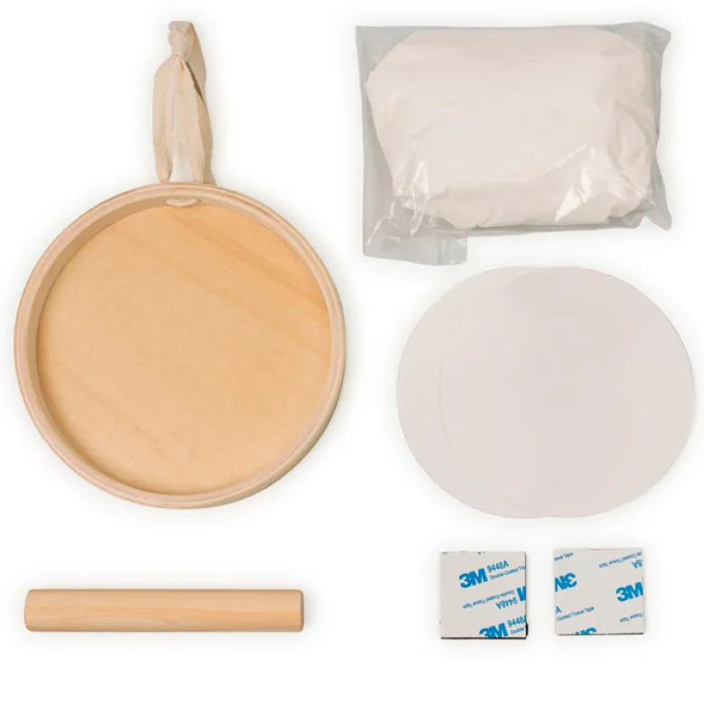 Kit empreintes de bébé format médaillon à suspendre