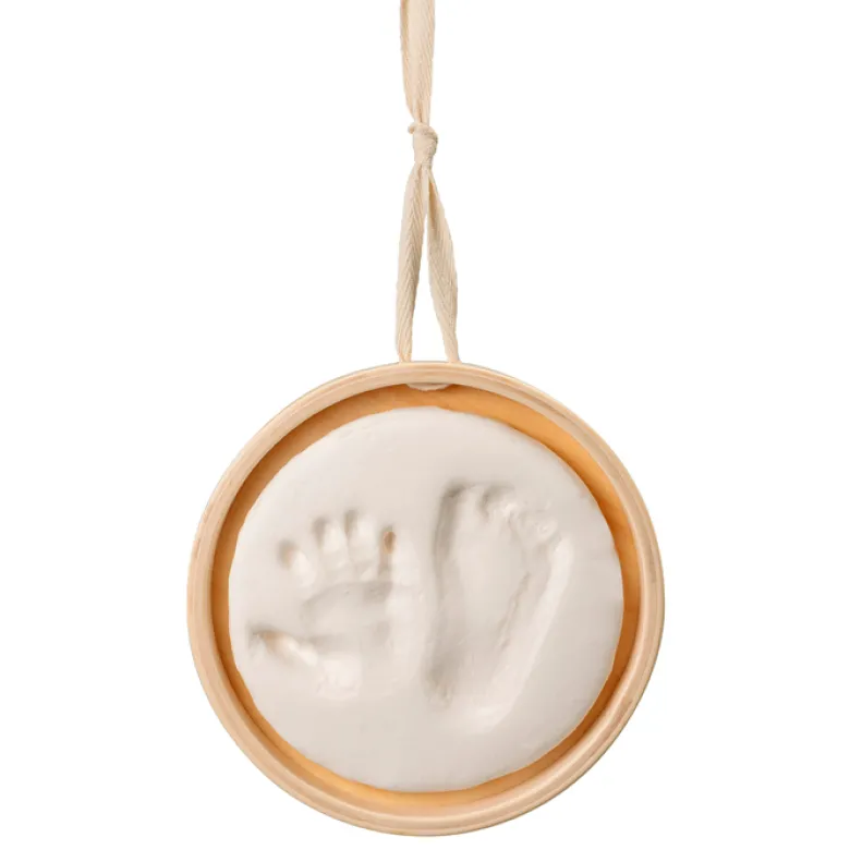 Kit empreintes de bébé format médaillon à suspendre