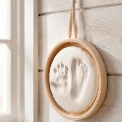 Kit empreintes de bébé format médaillon à suspendre