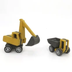 Kit engins de chantiers en bois coloré