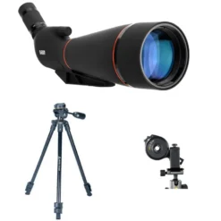 Kit longue-vue 25-75x100 avec trépied et adaptateur smartphone pour photo