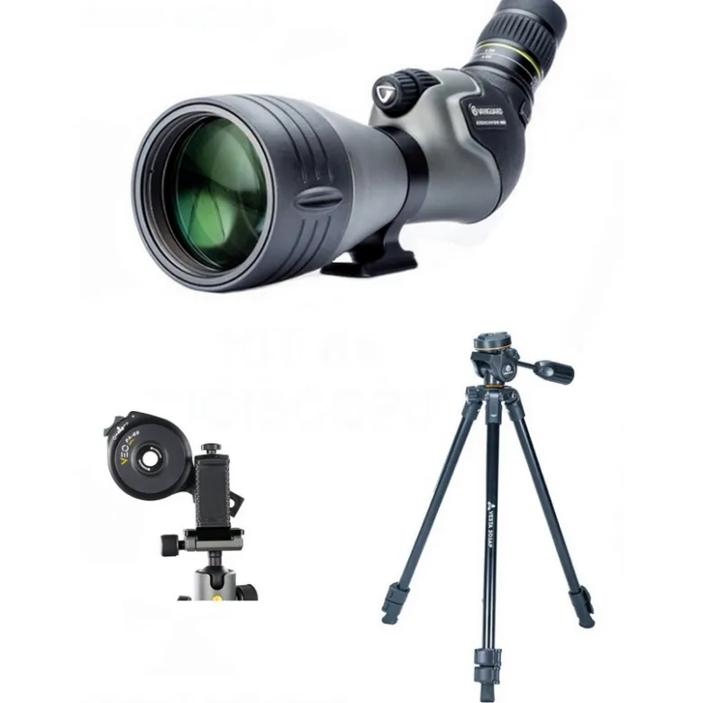 Kit longue-vue 20-60x82hd vanguard hd82a avec trépied et adaptateur smartphone