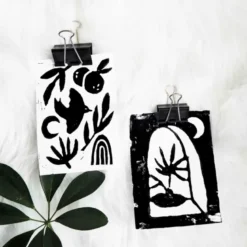 Kit mes cartes en linogravure