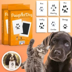 2 kits empreinte patte chien & chat