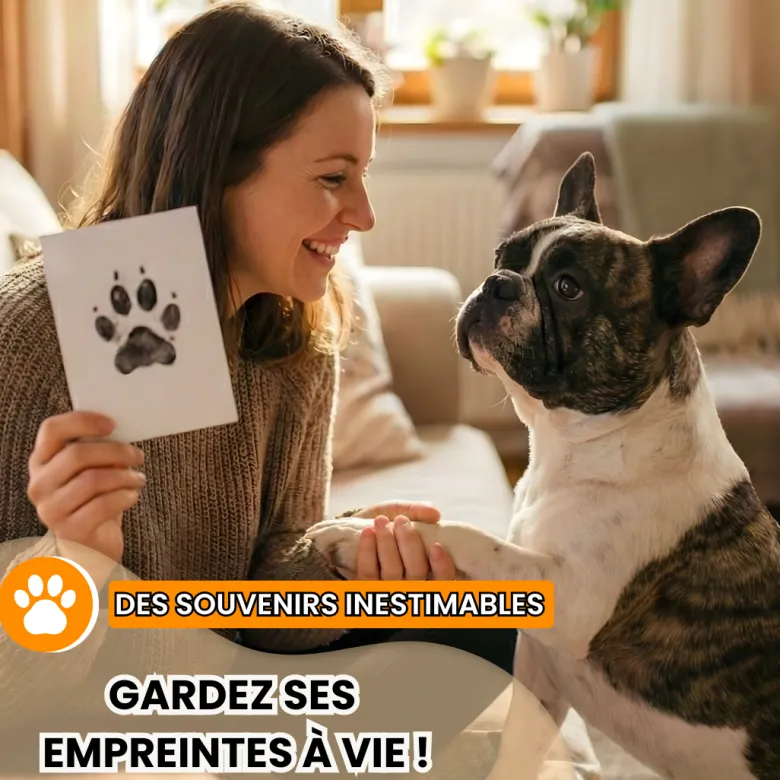 2 kits empreinte patte chien & chat