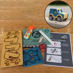 Kit voiture tout terrain bois diy