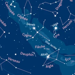 La carte du ciel Stelvision 365 pour repérer les étoiles toute l'année