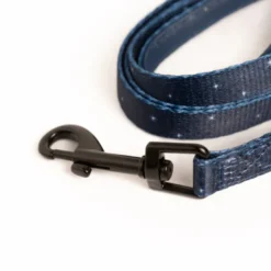 Laisse pour chien avec poignée rembourrée - bleu nuit - taille s