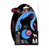 Laisse sangle 5 mètres m max 25 kg bleu