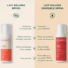 Lait solaire satiné spf50 visage & corps