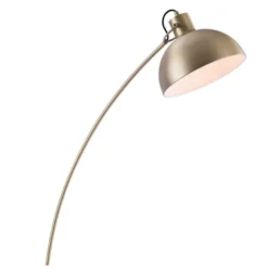Lampadaire en métal couleur laiton - jersey