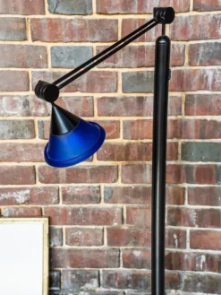 Lampadaire en métal et verre n°189