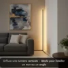 Lampadaire led - inoleds - corner noir - dimmable