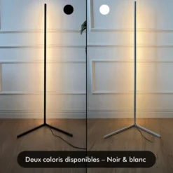 Lampadaire led - inoleds - corner noir - dimmable
