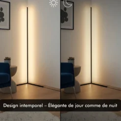 Lampadaire led - inoleds - corner noir - dimmable