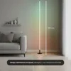 Lampadaire led - inoleds - rgb - halo - blanc