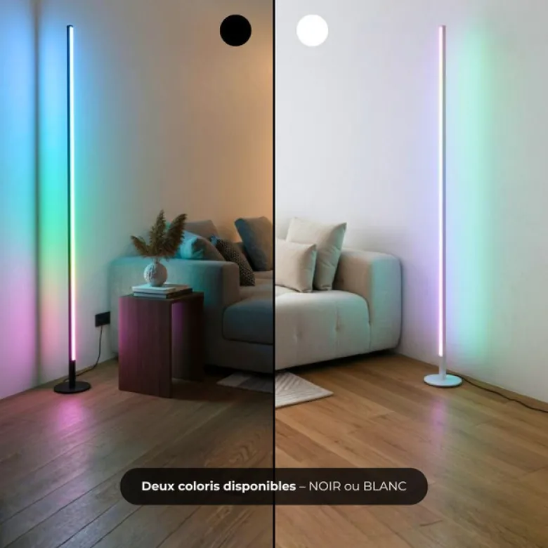 Lampadaire led - inoleds - rgb - halo - blanc