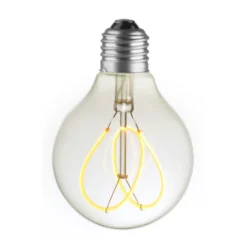Lampe ampoule déco led filament spirale