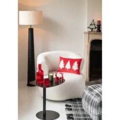 Lampe bois noir h.160cm