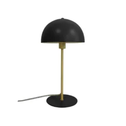 Lampe bonnet en métal h.39cm noir