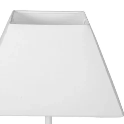 Lampe charme relief blanc