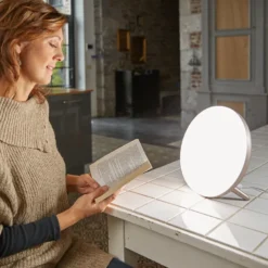 Lampe de Luminotherapie Led 10.000 Lux ajsutable avec fonction timer – Gold