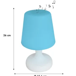 Lampe de table bluetooth multicouleurs waterproof