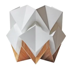 Lampe de table origami ecowood taille s