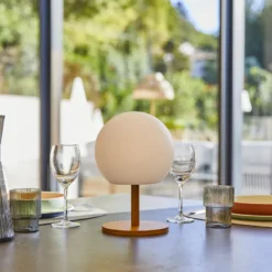 Lampe de table sans fil luny h28cm