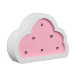 Lampe en bois enfant nuage - h. 9 cm -