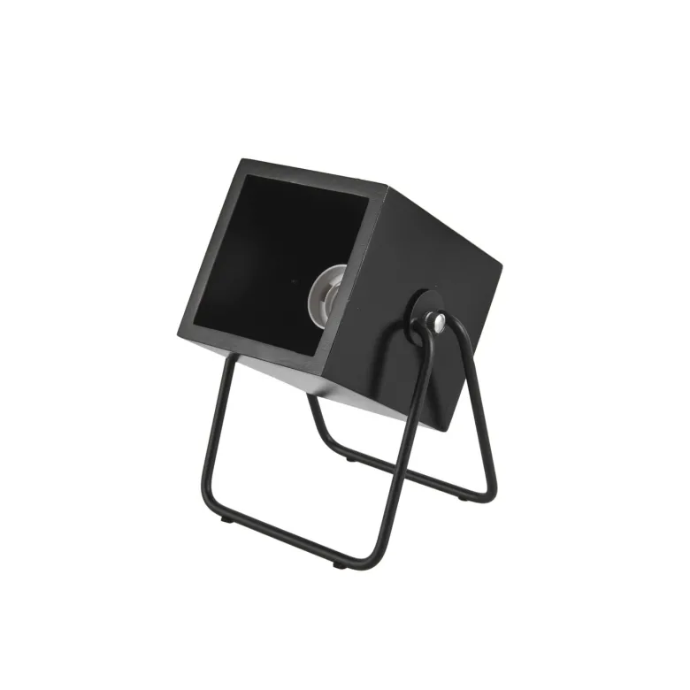 Lampe en bois et métal carrée hefty - h.