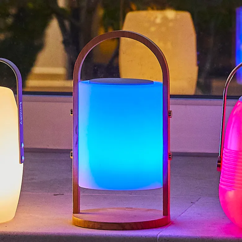 Lampe enceinte bluetooth woody play