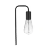 Lampe en métal noir