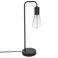 Lampe en métal noir