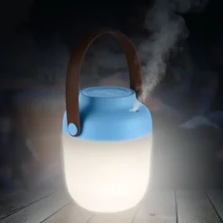 Lampe et diffuseur huiles essentielles nomade avec huile anti-moustique incluse