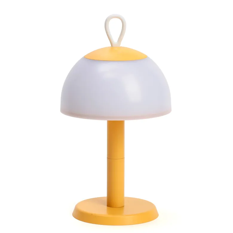 Lampe Joti nomade et rechargeable à poser ou à suspendre Jaune