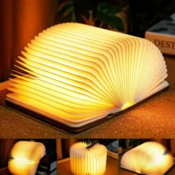 Lampe led d'ambiance design livre