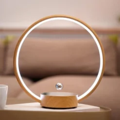 Lampe à lévitation design circlo bois