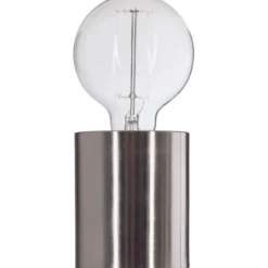 Lampe à poser en fer ampoule - h. 10,5