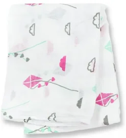 Lange en bambou - cerf-volant rose